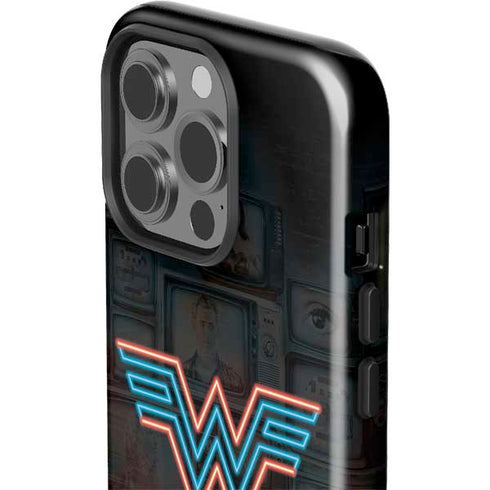 Wonder Woman 1984 (2020) Neon Logo iPhone 15 Pro Impact Case
