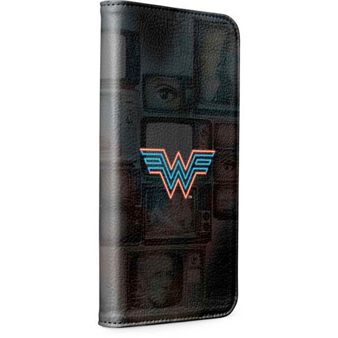 Wonder Woman 1984 (2020) Neon Logo iPhone 15 Pro Max Folio Case