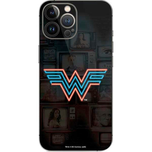 Wonder Woman 1984 (2020) Neon Logo iPhone 15 Pro Max Skin
