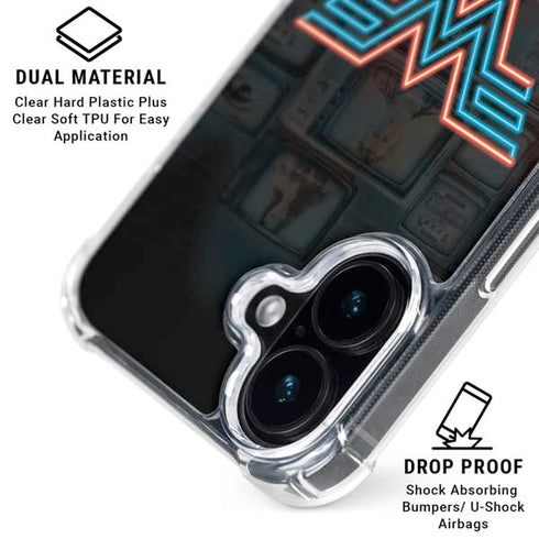 Wonder Woman 1984 (2020) Neon Logo iPhone 16 MagSafe Case