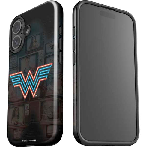 Wonder Woman 1984 (2020) Neon Logo iPhone 16 Plus Impact Case