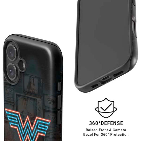 Wonder Woman 1984 (2020) Neon Logo iPhone 16 Plus Magsafe Impact Case