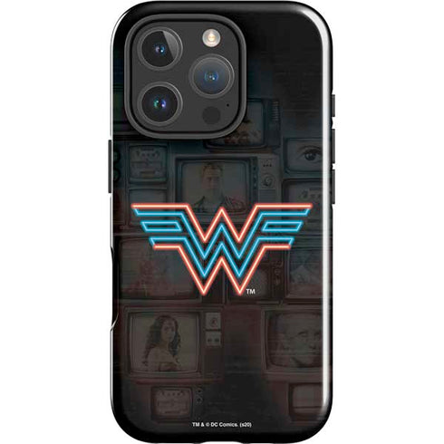 Wonder Woman 1984 (2020) Neon Logo iPhone 16 Pro Impact Case