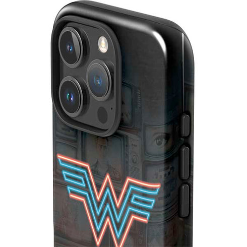 Wonder Woman 1984 (2020) Neon Logo iPhone 16 Pro Impact Case