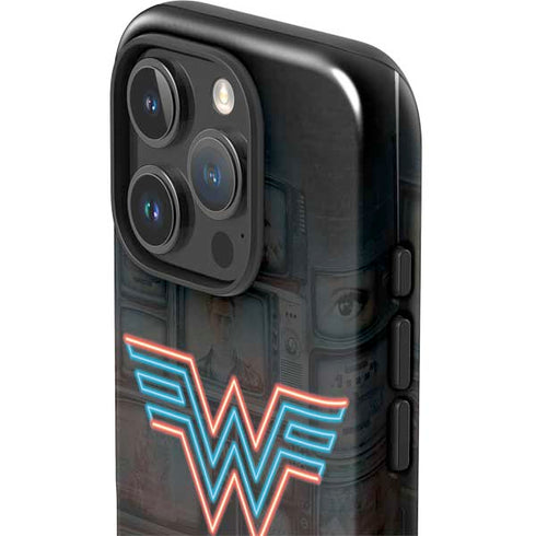 Wonder Woman 1984 (2020) Neon Logo iPhone 16 Pro Max Impact Case