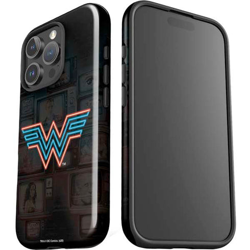 Wonder Woman 1984 (2020) Neon Logo iPhone 16 Pro Max Impact Case
