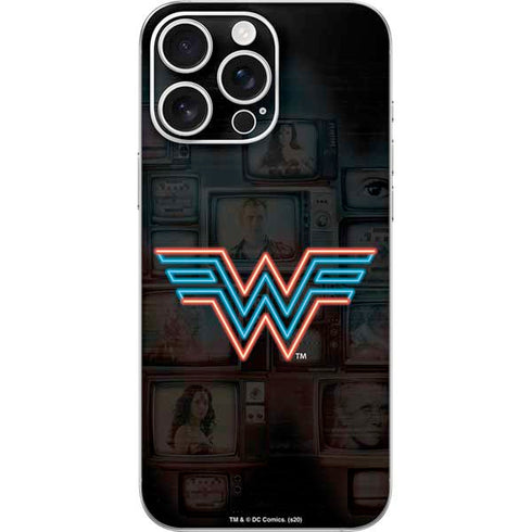 Wonder Woman 1984 (2020) Neon Logo iPhone 16 Pro Max Skin