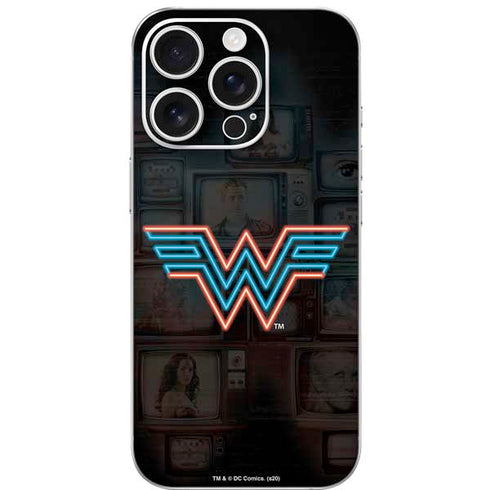 Wonder Woman 1984 (2020) Neon Logo iPhone 16 Pro Skin