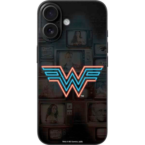 Wonder Woman 1984 (2020) Neon Logo iPhone 16 Skin