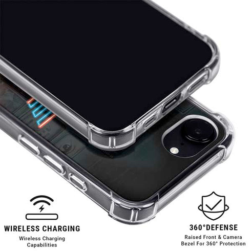 Wonder Woman 1984 (2020) Neon Logo iPhone 16e Clear Case