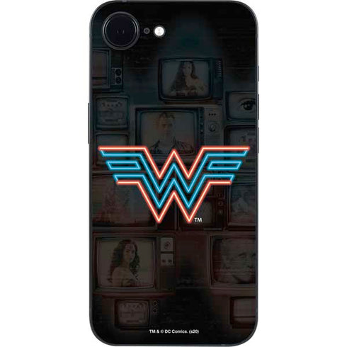 Wonder Woman 1984 (2020) Neon Logo iPhone 16e Skin