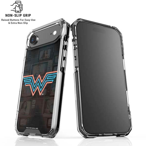 Wonder Woman 1984 (2020) Neon Logo iPhone 17 Air Clear Case