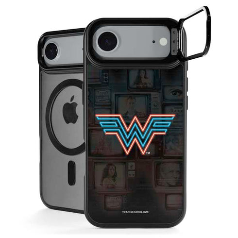 Wonder Woman 1984 (2020) Neon Logo iPhone 17 Air Kickstand Case