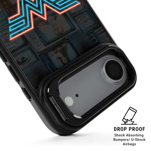 Wonder Woman 1984 (2020) Neon Logo iPhone 17 Air Kickstand Case