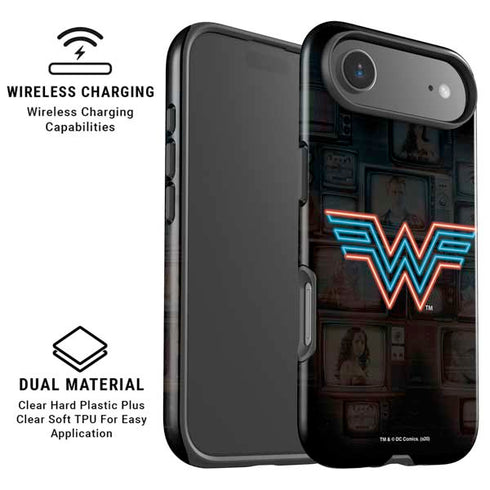 Wonder Woman 1984 (2020) Neon Logo iPhone 17 Air Magsafe Impact Case