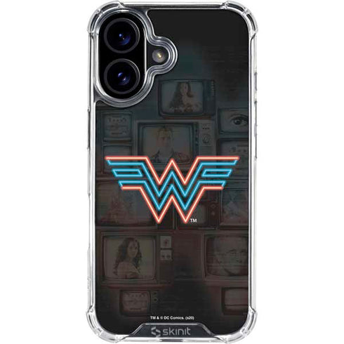 Wonder Woman 1984 (2020) Neon Logo iPhone 17 Clear Case