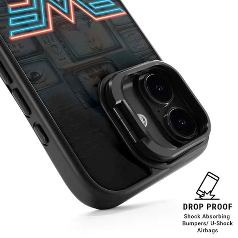 Wonder Woman 1984 (2020) Neon Logo iPhone 17 Kickstand Case