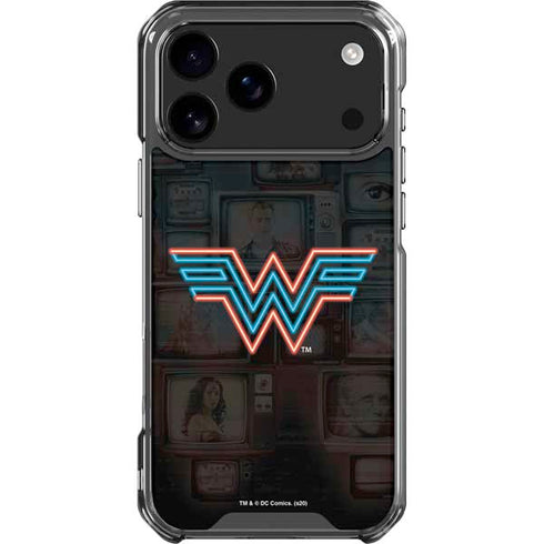 Wonder Woman 1984 (2020) Neon Logo iPhone 17 Pro Max Clear Case