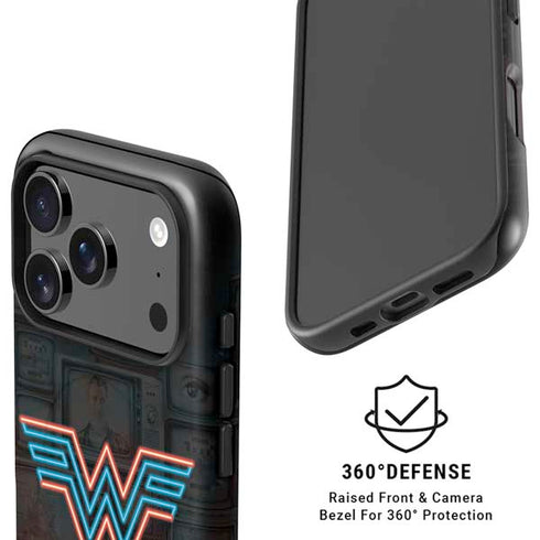 Wonder Woman 1984 (2020) Neon Logo iPhone 17 Pro Max Magsafe Impact Case