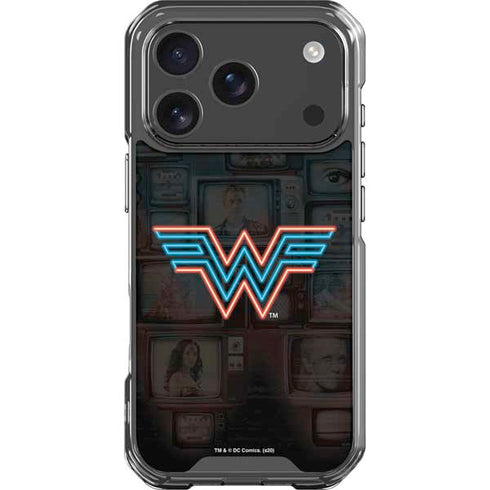 Wonder Woman 1984 (2020) Neon Logo iPhone 18 Pro Clear Case