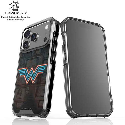 Wonder Woman 1984 (2020) Neon Logo iPhone 18 Pro Clear Case