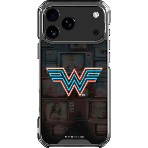 Wonder Woman 1984 (2020) Neon Logo iPhone 18 Pro Max Clear Case