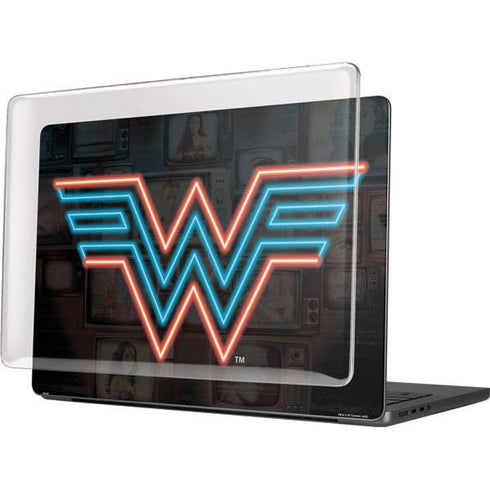 Wonder Woman 1984 (2020) Neon Logo MacBook Pro 14in (2021-24) Case plus Skin