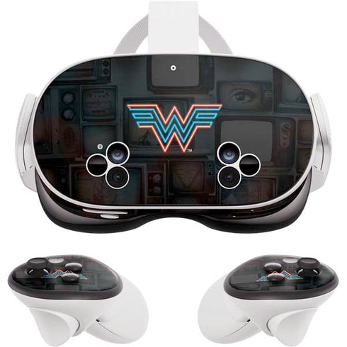 Wonder Woman 1984 (2020) Neon Logo Meta Quest 3S Skin
