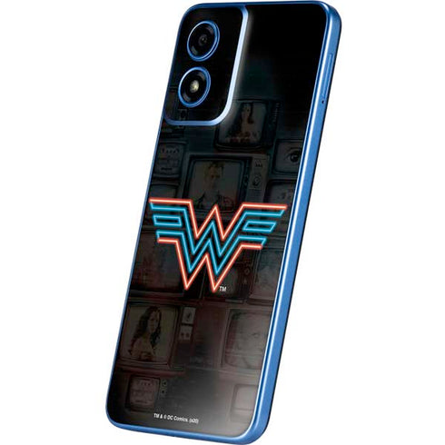 Wonder Woman 1984 (2020) Neon Logo Moto G Play 4G (2024) Skin