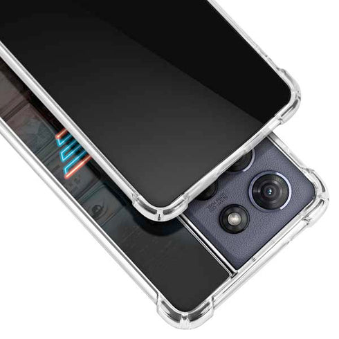 Wonder Woman 1984 (2020) Neon Logo Moto G Stylus 5G (2025) Clear Case