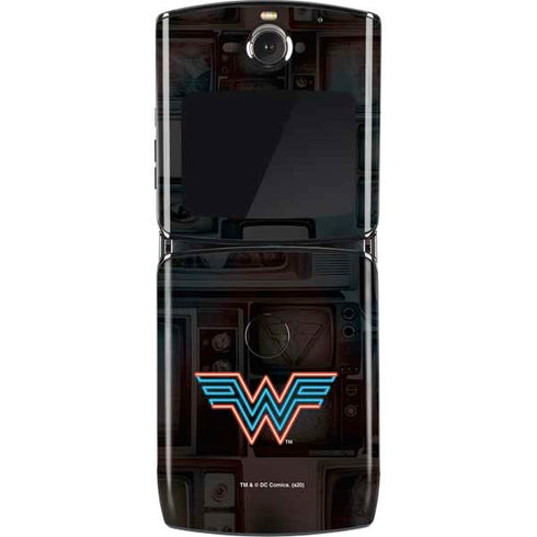 Wonder Woman 1984 (2020) Neon Logo Motorola RAZR Skin