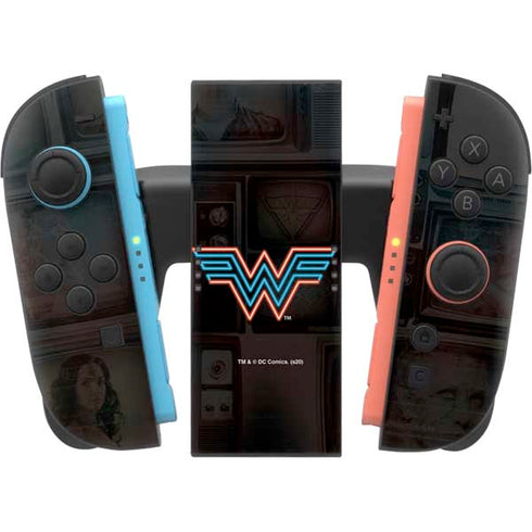 Wonder Woman 1984 (2020) Neon Logo Nintendo Switch 2 (2025) Joy-Con Controller Skin