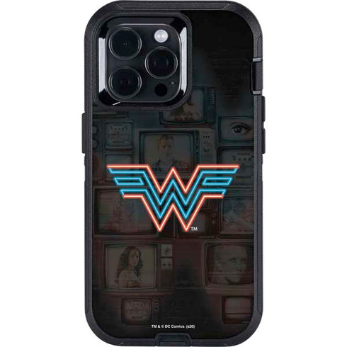 Wonder Woman 1984 (2020) Neon Logo Otterbox Defender iPhone Skin