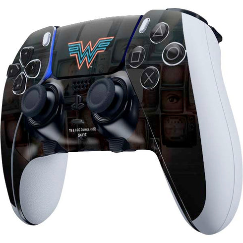 Wonder Woman 1984 (2020) Neon Logo PS5 DualSense Edge Pro Controller Skin