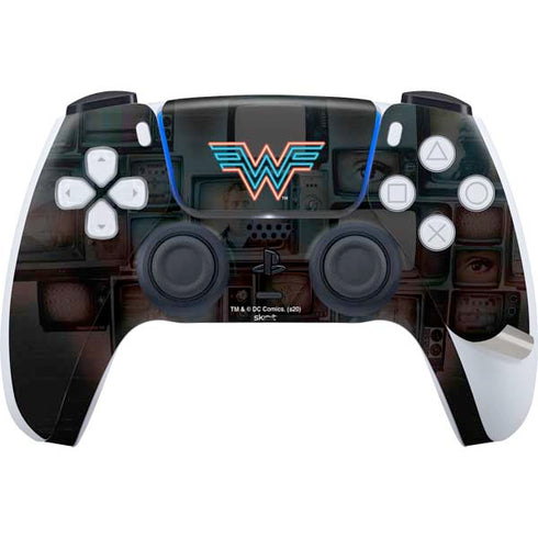 Wonder Woman 1984 (2020) Neon Logo PS5 Pro Disk Bundle Skin