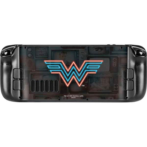 Wonder Woman 1984 (2020) Neon Logo Steam Deck Handheld Gaming Computer Skin