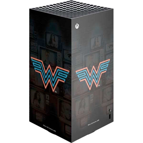 Wonder Woman 1984 (2020) Neon Logo XBox Series X Digital Edition Console Skin