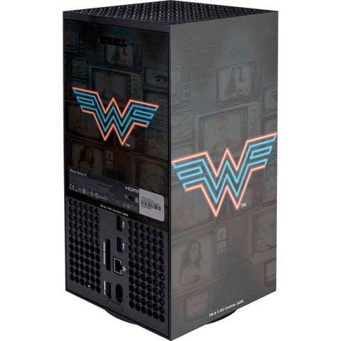 Wonder Woman 1984 (2020) Neon Logo XBox Series X Digital Edition Console Skin
