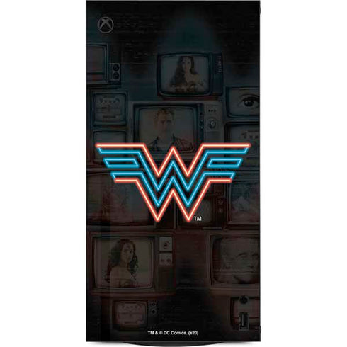 Wonder Woman 1984 (2020) Neon Logo XBox Series X Digital Edition Console Skin
