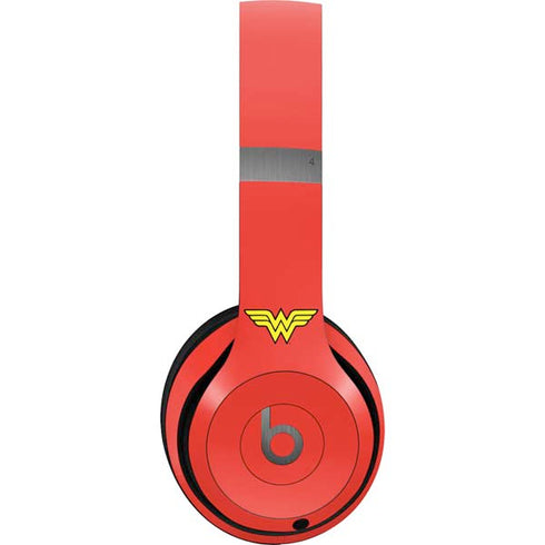 DC Comics Wonder Woman Classic Logo Beats Solo 4 Wireless Headphones Skin