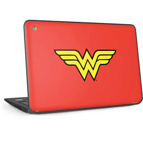 DC Comics Wonder Woman Classic Logo HP Chromebook Skin