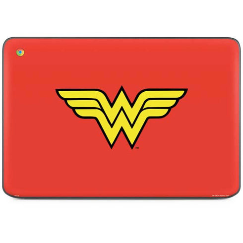 DC Comics Wonder Woman Classic Logo HP Chromebook Skin