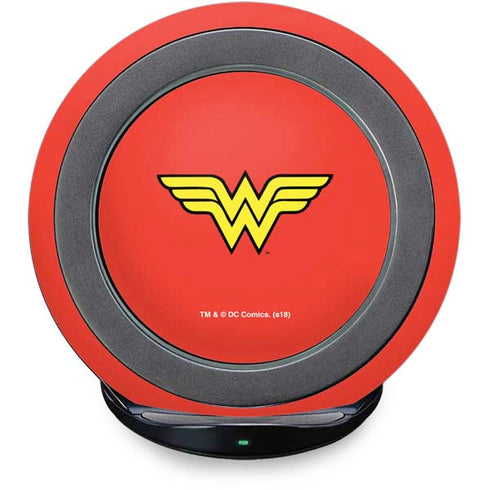 DC Comics Wonder Woman Classic Logo Fast Charge Wireless Charging Stand Skin