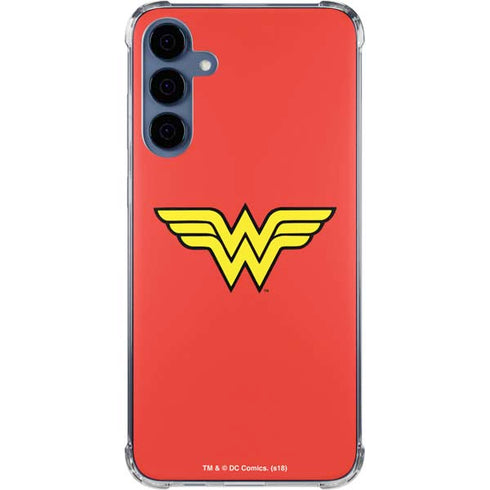 DC Comics Wonder Woman Classic Logo Galaxy A35 5G Clear Case