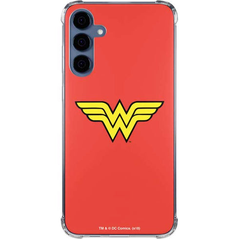 DC Comics Wonder Woman Classic Logo Galaxy A55 5G Clear Case