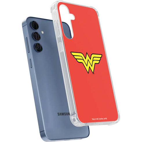 DC Comics Wonder Woman Classic Logo Galaxy A55 5G Clear Case