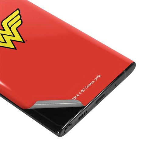 DC Comics Wonder Woman Classic Logo Galaxy Note 10 Plus Skin