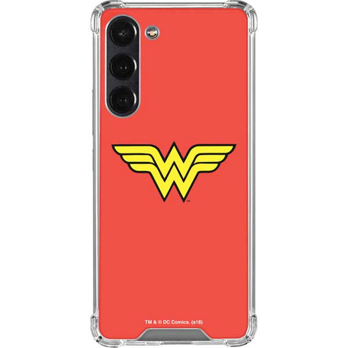 DC Comics Wonder Woman Classic Logo Galaxy S24 FE Clear Case