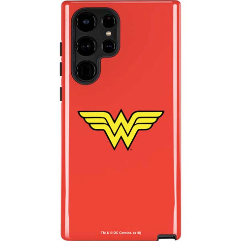 DC Comics Wonder Woman Classic Logo Galaxy S25 Ultra Impact Case