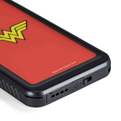 DC Comics Wonder Woman Classic Logo Galaxy S24 Waterproof Case